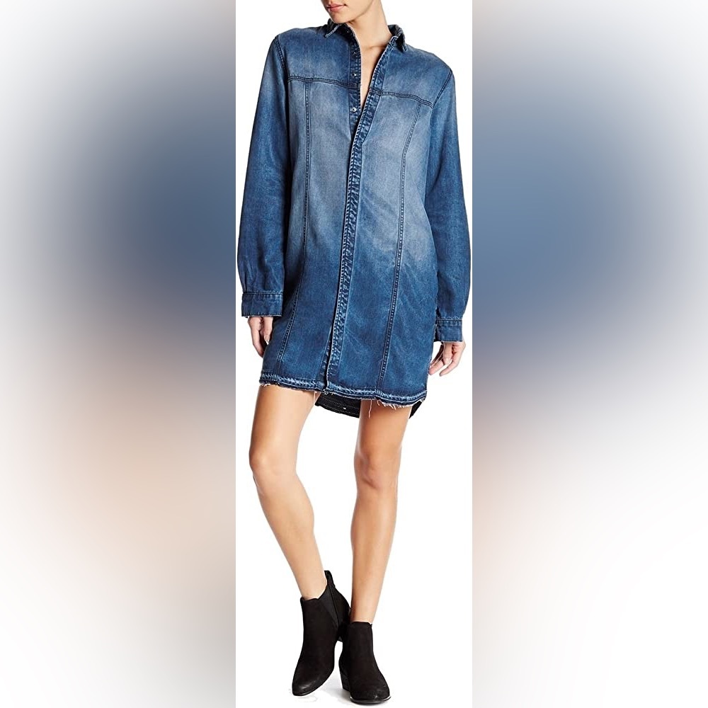 Hudson Tricia denim utility shirt dress